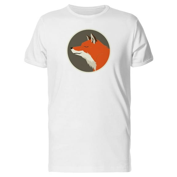 Animal Red Fox Geometric Style T-Shirt Men -Image by Shutterstock, Male x-Large