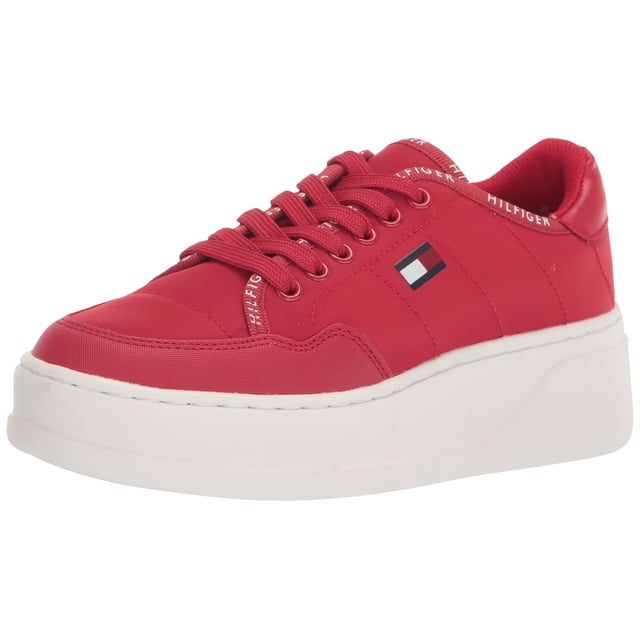 Zapatilla Tommy Hilfiger Grazie2 para mujer, color rojo, talla 9.5