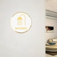 thumbnail image 1 of Letrero Acrílico para Puerta de Inodoro, Letrero de ño, Placa Adhesiva, Decoración de Pared, Letrero de ño, Símbolo de Inodoro para r, Restauran Ducha, 1 of 10