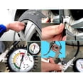 thumbnail image 4 of Medidor de presión de esfera digital, mandril de aire de doble cabezal de 220 PSI para automóvil, camión DQrwqpou  Accesorios para autos y motos, 4 of 8