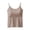Brown, variant on Women Seamless Spaghetti Straps Back Lined Cozy Cool Feeling Everyday Bras