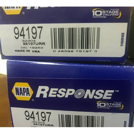 1 PAIR, 2 Shocks - NAPA Response - Front RR 94197