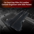 thumbnail image 4 of Relleno De Espacio Para Asiento De Automóvil Gran Capacidad Relleno De Espacio Para Asiento De Automóvil Fácil De Instalar Consola De Cuero De Pu Organizador De Bolsillo Lateral Para Gafas De Sol De matsuzay VI009462-01, 4 of 7