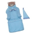 thumbnail image 1 of Sofá cama plegable infantil con funda, diseño de dibujos animados, Oso Azul, 1 of 9