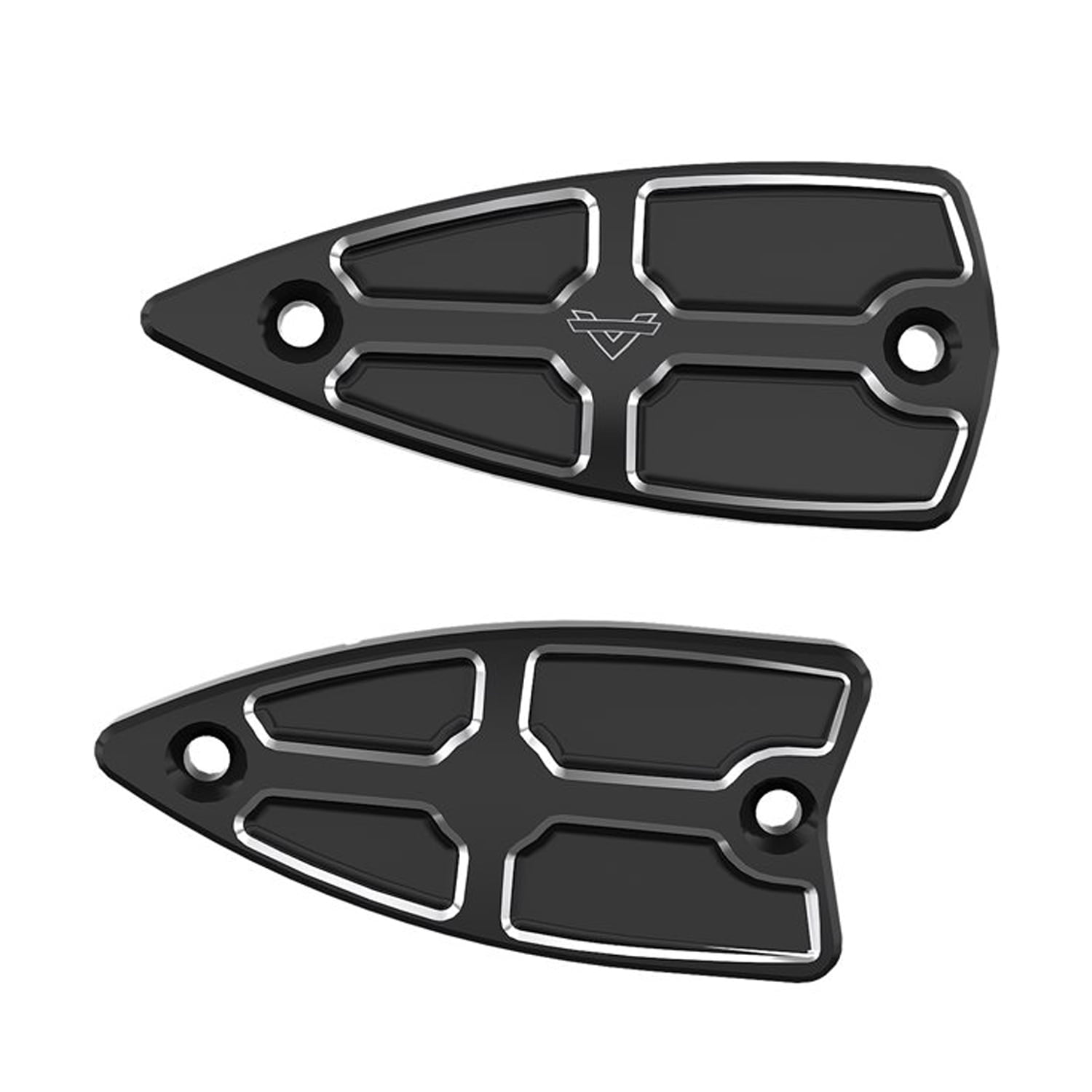 Victory Motorcycle New OEM Billet Cafe Master Cylinder Covers, Octane