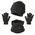 thumbnail image 1 of Conjunto de bufanda de sombrero grueso y cálido para hombres y mujeres de invierno Conjunto de guantes de bufanda de gorro de punto Fridja nalpqowj25289, 1 of 1