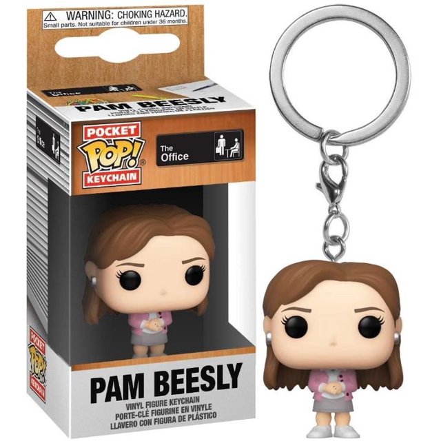 Llavero Funko POP The Office Pam Beesly Michael Scott Prison Mike Darryl Philbin Dwight Schrute llavero de bolsillo modelo juguete regalo