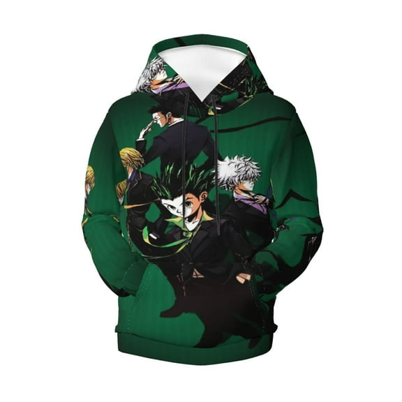 Boys Girls Hunter X Hunte Pullover Hoodies 3D Print Novelty Colorful Kids Hoodie Sweatshirts with Pocket