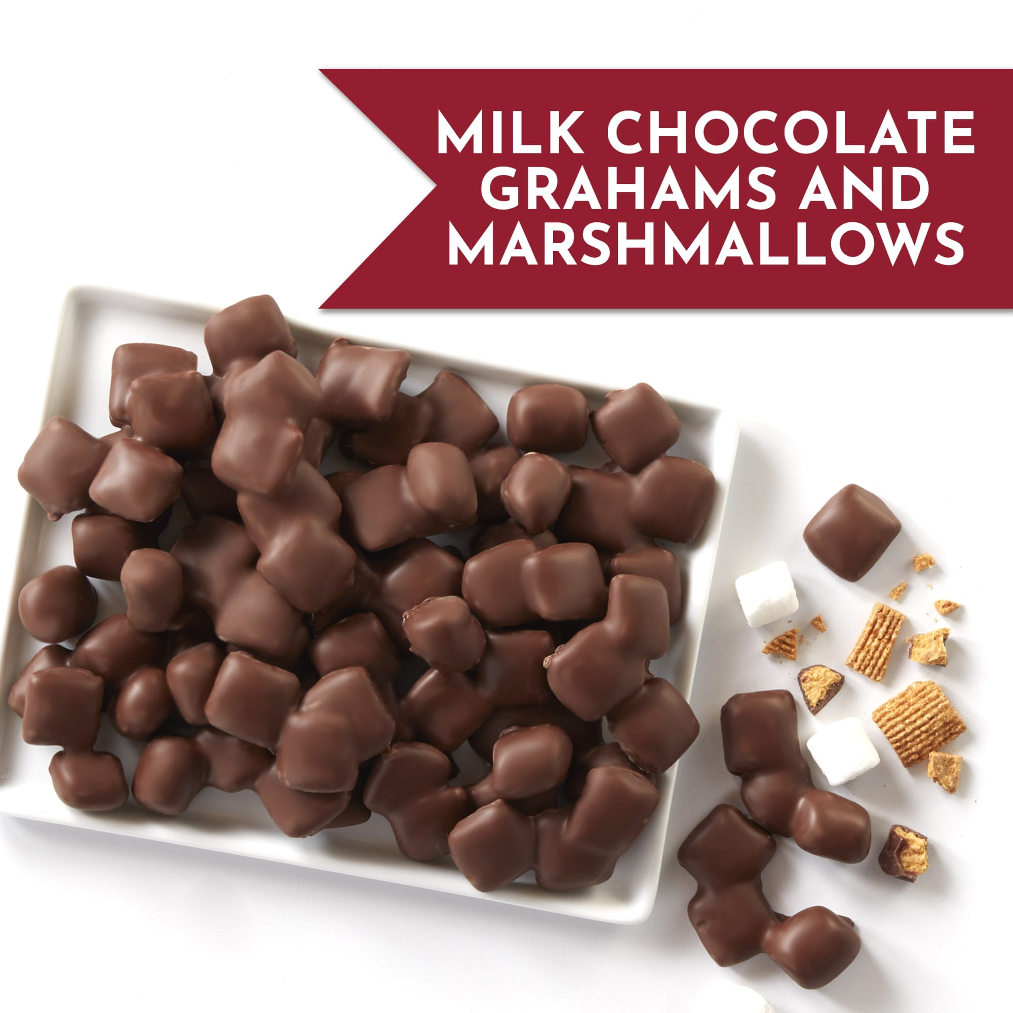 Fannie May, Milk Chocolate Candy, S'mores Snack Mix, 7.75 oz Bag