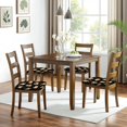 thumbnail image 6 of Shiba Inu Seat Covers for Dining Room Chairs Set Of 4,Stretch Printed Washable Chair Seat Cover with Elastic Ties and Button,Removable Waterproof Couch Cushion Covers, 6 of 6