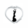 thumbnail image 1 of Performance Dancer Folk Dance Art Mirror Travel Magnification Portable Handheld Pocket Makeup, 1 of 3