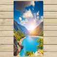 thumbnail image 1 of Toalla Playa Baño ABPHQTO Piva Canyon Reservoir National Park 75x140 cm, 1 of 1