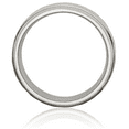 thumbnail image 3 of titanium hammered 8mm edge wedding band ring, 3 of 9