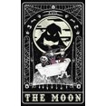thumbnail image 2 of Junior's The Nightmare Before Christmas Halloween Oogie Boogie and his Boys Moon Tarot Card  Racerback Tank Top Black Large, 2 of 5