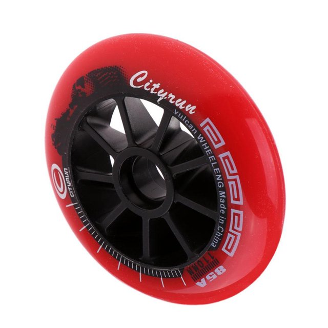 maskred Roues de Patinage de Vitesse pour Patinage en Ligne Intérieur et Extérieur Outil Rouge 110mm 1Ensemble