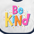 thumbnail image 4 of Inktastic Be Kind Inspirational Quote in Color Boys or Girls Baby Bib, 4 of 4