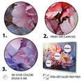 thumbnail image 3 of Designart "Enchanting Sunset Peonies" Peonies Floater Framed Canvas Prints, 3 of 5