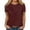 Wine3, variant on AherBiu Plus Size Womens T Shirts Crew Neck Loose Fitting Tshirts Casual Short Sleeve Solid Color Basic Tees