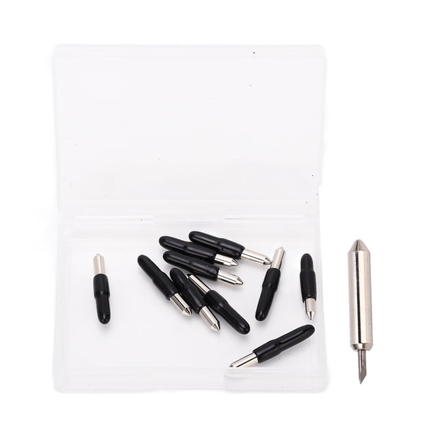 10 Pcs Lame de Traceur Incisive en Acier Allié à Haute Dureté Lame de Coupeur en Vinyle 60° de Remplacement pour CRICUT JOY
