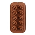 thumbnail image 1 of Halloween molde para hornear galletas chocolate mago sombrero cráneo bandeja de hielo DIY epoxi calabaza forma, 1 of 7