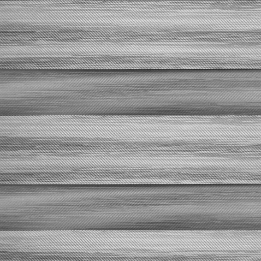 Lumi Blackout Cord-Free Zebra Blinds Fabric Roller 29" x72", Grey