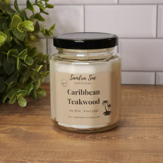 Caribbean Teakwood Scented Candle