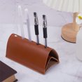 thumbnail image 4 of 1pc Imitation Leather Pen Holders Pencil Container Arch 150x70x70mm, 4 of 6