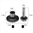 thumbnail image 3 of 3X Juego de Engranajes de Coche con Mando una Distancia de Repuesto para D12 Pickup C24 RC, Accesorio para Coche Negro, 3 of 5