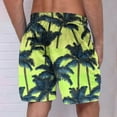 thumbnail image 4 of ZRGHAOYLQ Men Swim Trunks 2025 Summer Tropical Palm Tree Printed Beach Shorts Quick Dry Drawstring Hawaiian Swimming Shorts Big and Tall Holiday Boardshorts Swimwear, 4 of 4