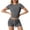 Dark Gray, variant on Short Set 2 Piece Sets T Shirt and Shorts Womens Summer Clothes Cute Outfits