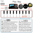 thumbnail image 2 of Coolplay Kids Musical Piano Mat Dance Mat Baby Playmat Keyboard Toys for Boys Girls, 43x14 inches, 2 of 7