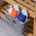 thumbnail image 4 of Bedside Hanging Storage Caddy Bag, Multi-Function Caddy for Headboards Bunk Beds Dorm Rooms Book Phone Magazine Holder, 4 of 6