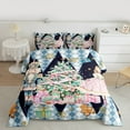 thumbnail image 3 of Manfei Cartoon Royal Princess Queen Comforter Set, Blue Nutcracker Guard Bedding Sets, Merry Christmas Reversible Bedding Comforter Set, Microfiber Bedroom Decor, 3 Pieces, 3 of 9
