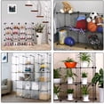 thumbnail image 5 of 40pcs Plastic Connectors Black Storage Cube Grid Cube Connectors Fitting Portable Plastic Storage Unit for Storage Cubes Shelving Modular Cabinet, 5 of 5