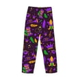 thumbnail image 5 of Goofa Mardi Gra2 Printed Soft Pajama Pants for Men, Wide Leg Comfy Casual Lounge Yoga Pants-Medium, 5 of 9
