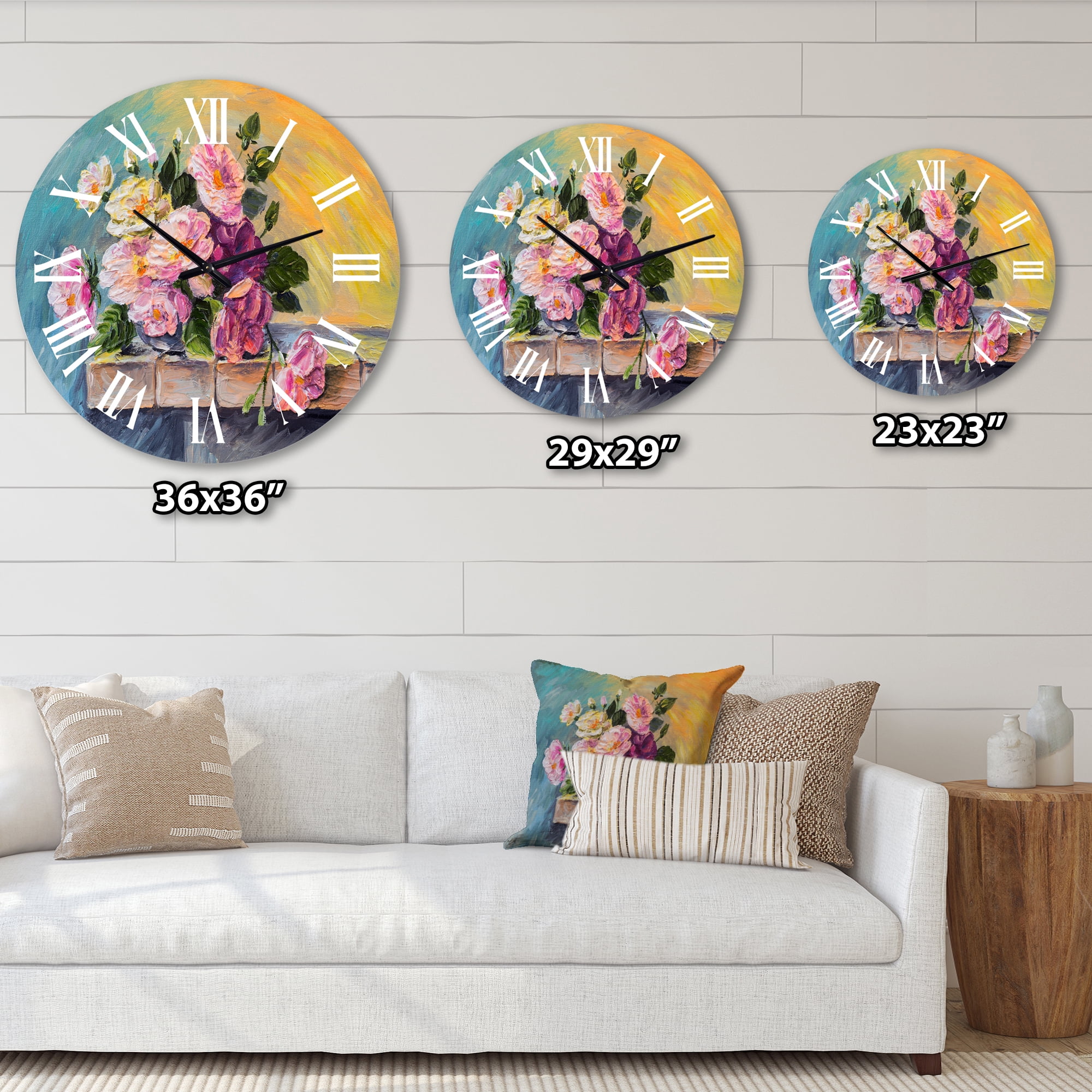 Designart 1 in Traditional Wall Clock