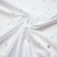 thumbnail image 5 of American Baby Company 2 Pack 100% Natural Cotton Fitted Pack and Play Sheets 39" x 27" - Soft & Breathable Pack N Play Sheets for Playard & Mini Crib Mattress, Blue Stars/Zigzag, for Boys & Girls, 5 of 6