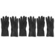 thumbnail image 1 of 3 Pairs Barber Hair Dye Gloves Anti-slip Waterproof Hand Protectors Hairdressing Supplies Hair Beauty Tools for Women Men - Size S (Black), 1 of 4