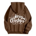 thumbnail image 3 of WILLBEST Sudaderas Navideñas para Mujer, Sudaderas con Capucha para Adolescentes, Sudaderas de Felpa Estampadas de Manga Larga con Capucha, conjuntos Lindos de Otoño 2024 XX-Grande, 3 of 4