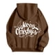 thumbnail image 3 of WILLBEST Sudadera Dama Young Girl Christmas Hoodie Long Sleeve Printed Wool Sweatshirt Hooded Autumn Outfit XX-Grande, 3 of 4