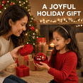 thumbnail image 5 of Mystery Christmas Glitter Dumpling Squishy, Colorful Cute Bao Dumplings Squeeze Balls Stress Relief Sensory for Holiday (Random), 5 of 7