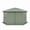 Green Gray, variant on Garvee 13x13ft Hexagon Gazebo Canopy Tent with Awning 210D Oxford Outdoor Camping Shelter Pop Up Easy Setup Green Light Gray