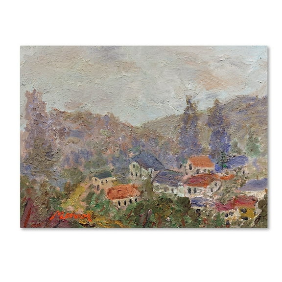 Trademark Fine Art ''Misty Morning'' by Manor Shadian 14' x 19' Canvas Art (MA0614-C1419GG)