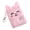 Pink, variant on Pocket Plush Notebook Notepad with Keychain Ideal for Girl Women Writing Drawing