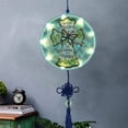 thumbnail image 4 of DIY Art Craft Lámpara De Pintura De Diamante Colgante, Lámpara Redonda De Pintura De Diamante DIY, Regalo De Navidad Y Halloween Para Niños ANGGREK Hanging Home Decoration, 4 of 8