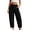 Black-Inverlee Sweatpant, variant on Women's Drawstring Elastic High Waist Cropped Baggy Sweatpants Large Patch Front Pockets Loose Athletic Barrel Pants Black (S-XXXL)