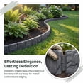 thumbnail image 2 of 2026 New Imitation Stone Garden Fence, No Dig Landscape Edging Border, Plastic Interlocking Flower Bed Edging Borders Stone for DIY Outdoor Patio Balcony Yard Landscaping, 2 of 6