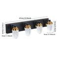 thumbnail image 4 of TOBILI Vanity Lights With 4 LED Bulbs For Bathroom Lighting Black, 4 of 9