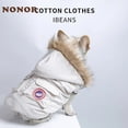 thumbnail image 2 of NONOR Dog Clothes Winter Pet Dog Coat Jacket For Small Medium Dogs Thicken Warm Hoodie Vest Chihuahua Yorkies Pet Clothing ShopWise Round, 2 of 7