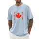 thumbnail image 1 of Camisetas de Manga Larga para Hombre Algodón Impresión Cuello Redondo Blusas de Moda Casual, 1 of 5
